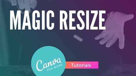 Magic resize canva